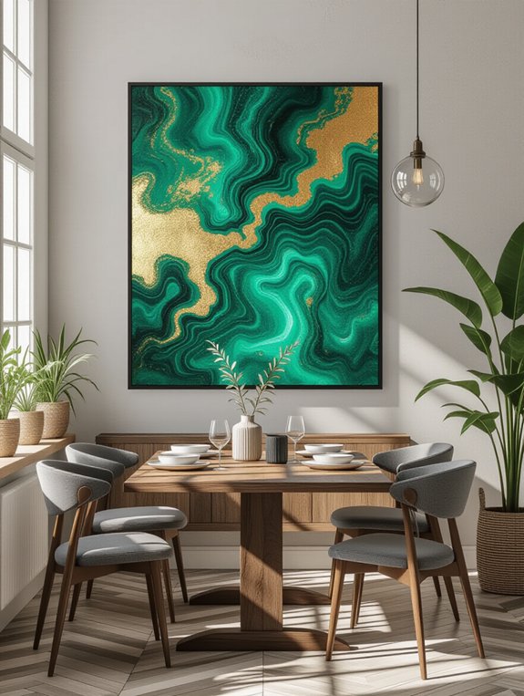 transform dining with art