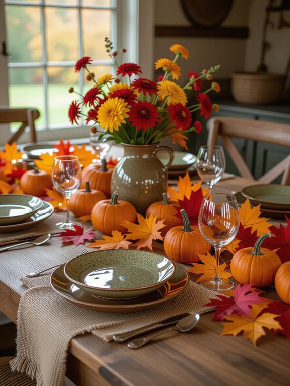 transform thanksgiving with leaves