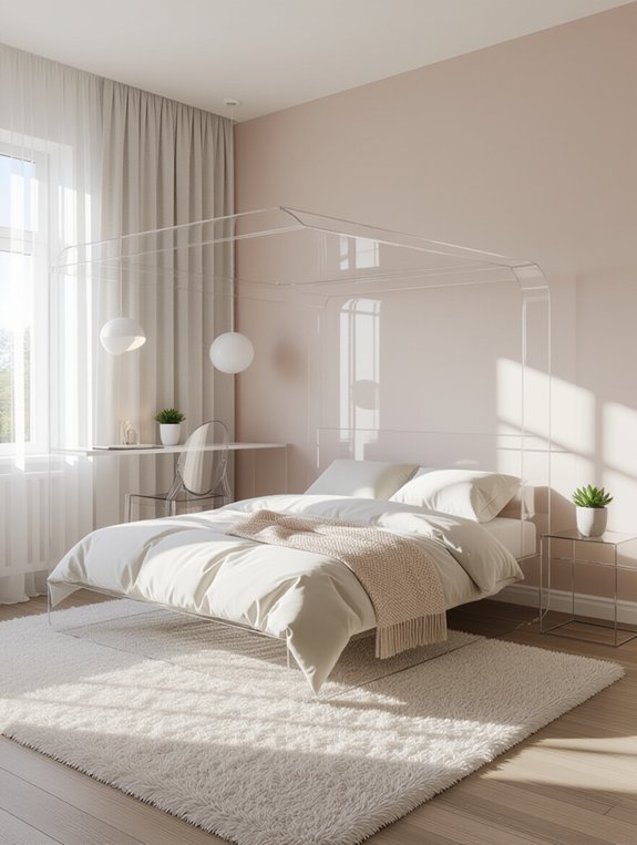 transparent furniture maximizes space