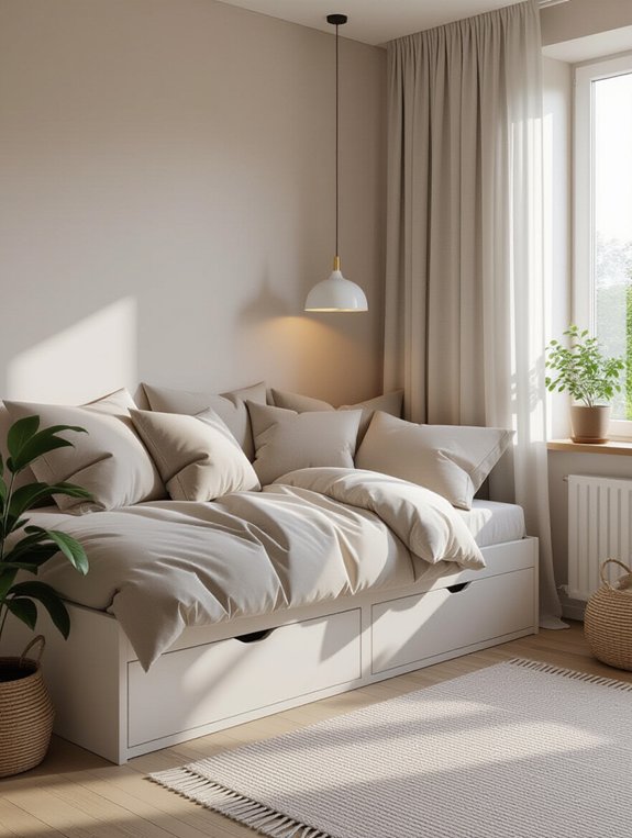 under bed storage organization tips
