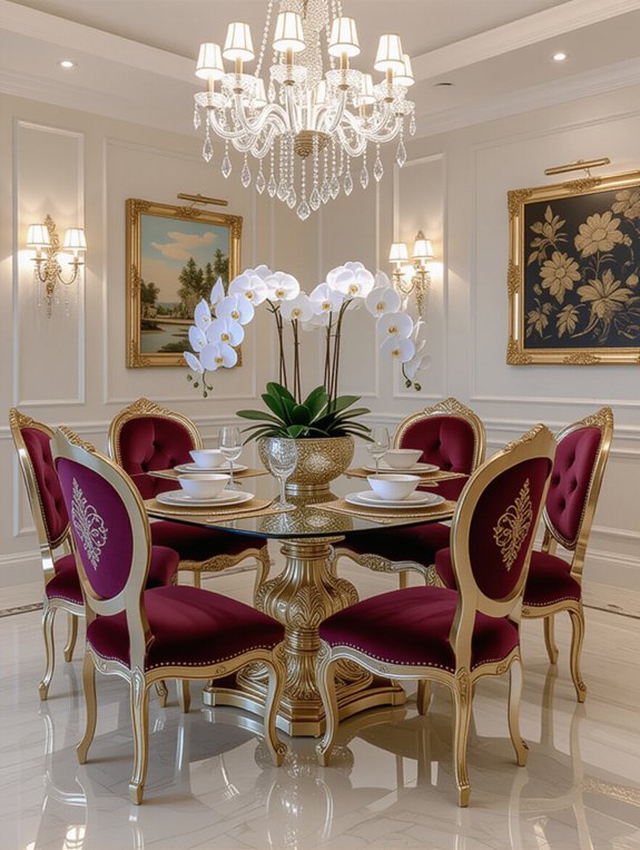 unique bold eclectic dining chairs