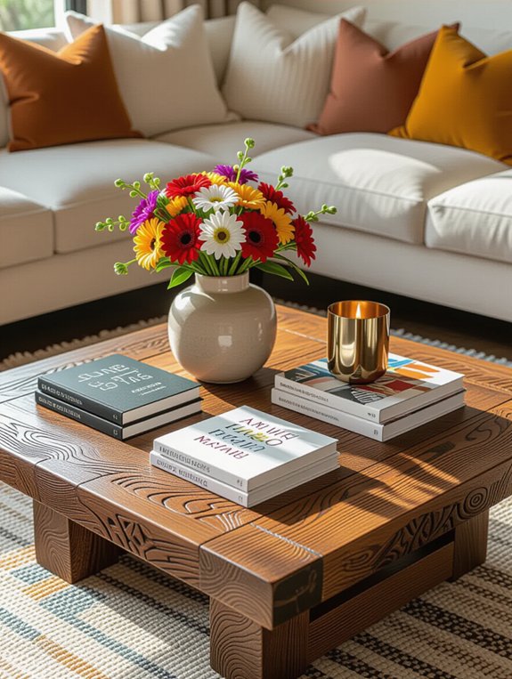 unique coffee table centerpiece