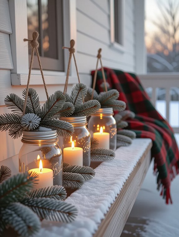 upcycled mason jar lanterns