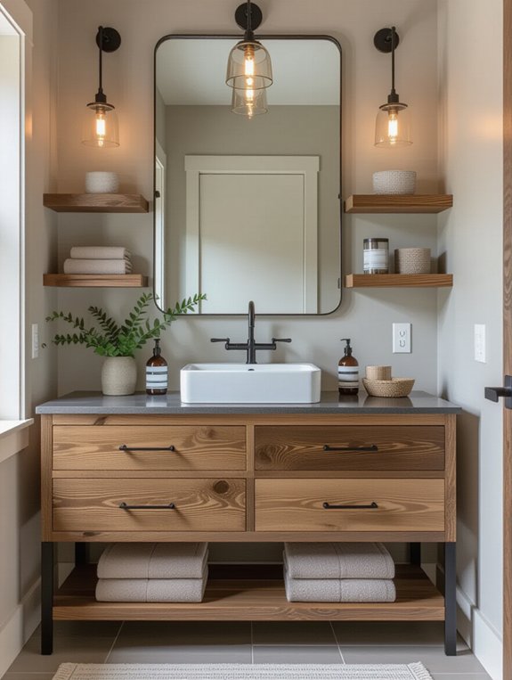 urban sophisticated bathroom vanities