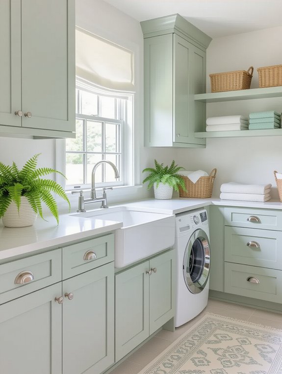 utility sink enhances functionality