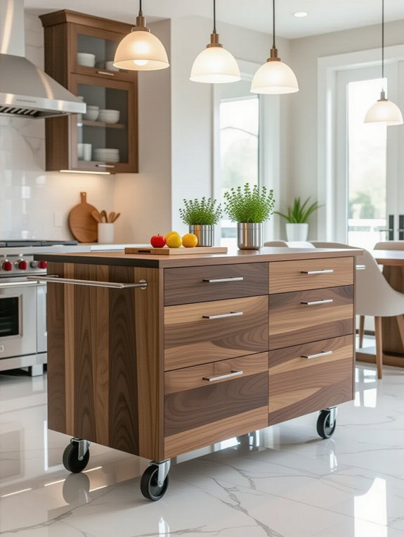 versatile portable kitchen island