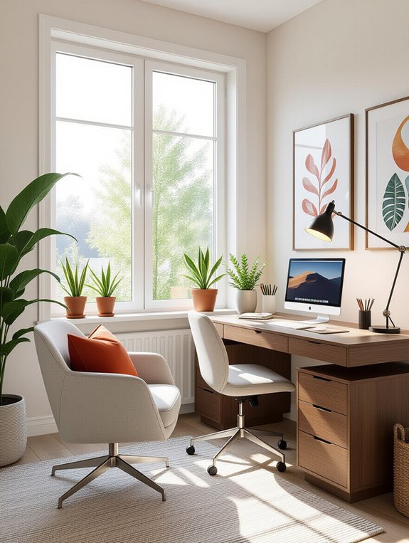 versatile workspace and relaxation