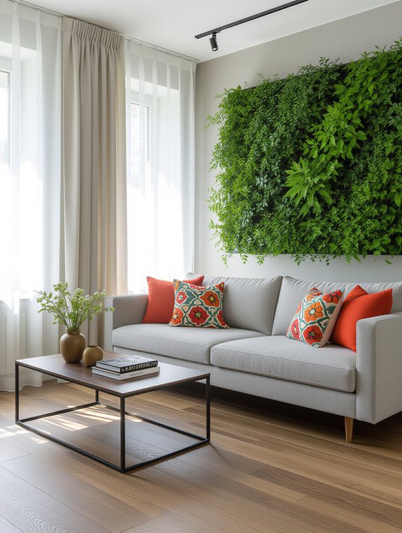 vertical gardens enhance decor