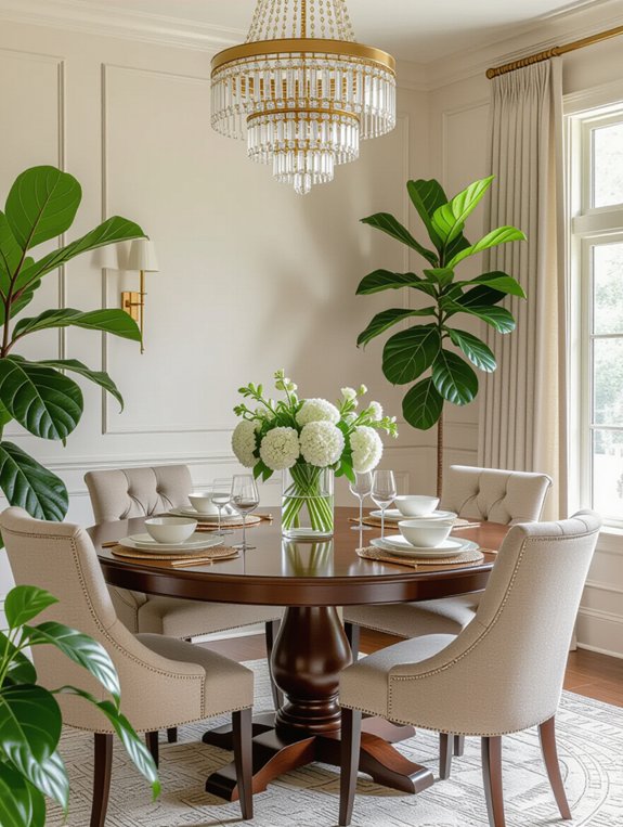 vibrant statement plant centerpiece