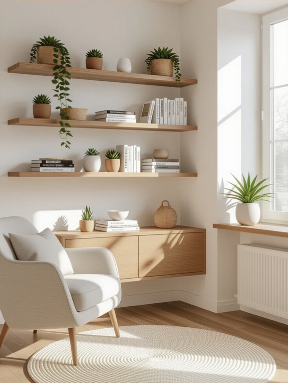 wall mounted shelf installation tips