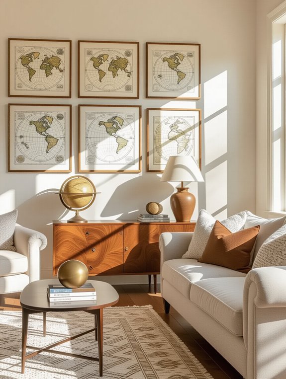 wanderlust inspired wall decor