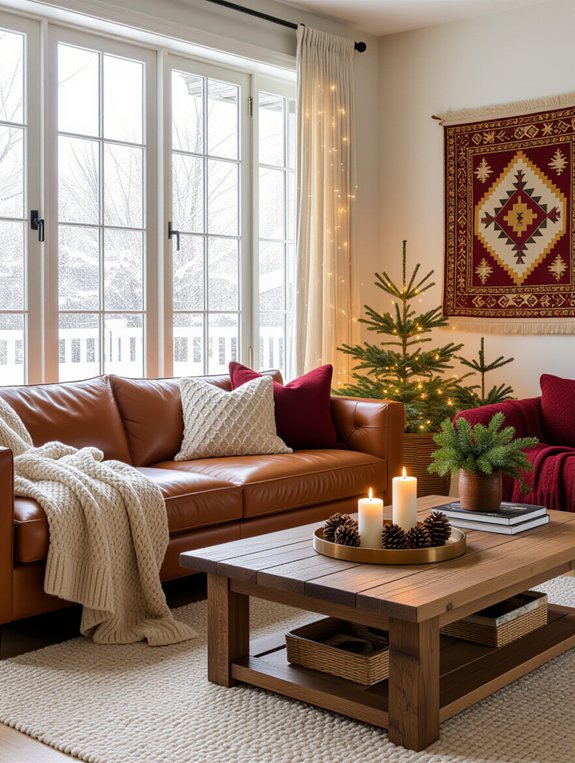 warm cozy color accents
