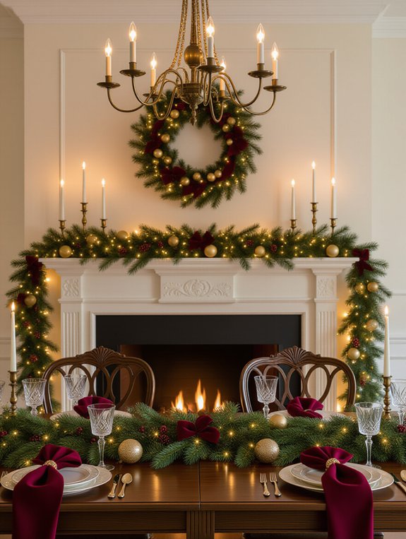 warm festive ambiance lighting