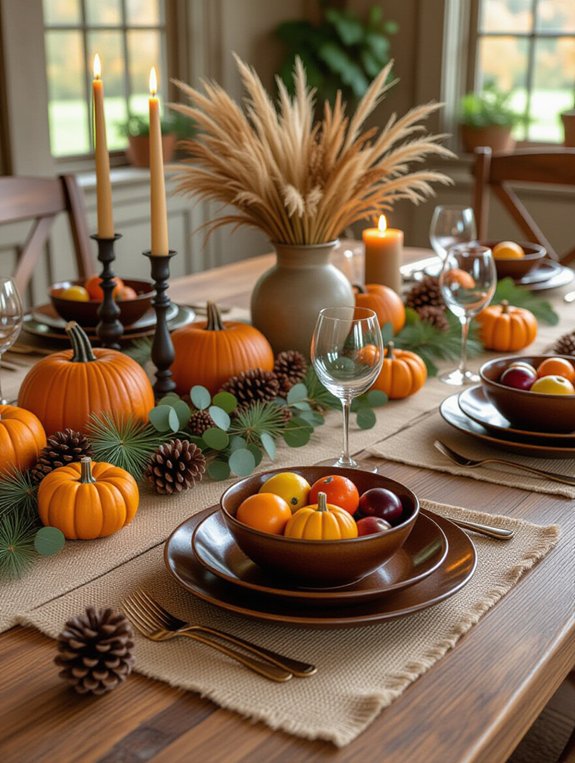 warm inviting thanksgiving atmosphere