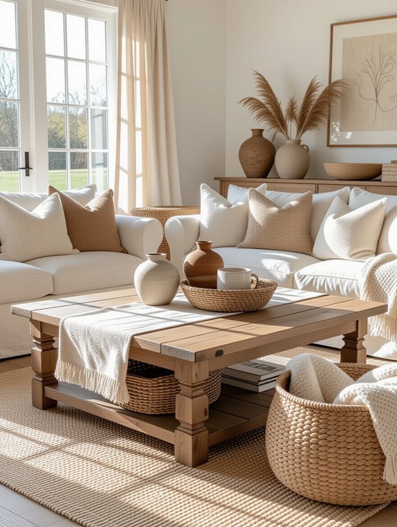 warm rustic durable centerpiece