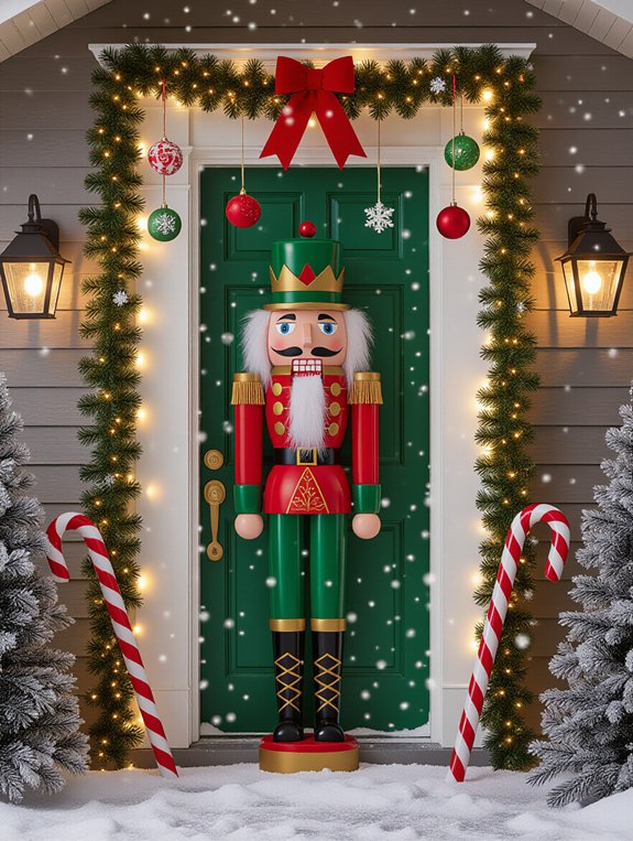 whimsical nutcracker door decorations