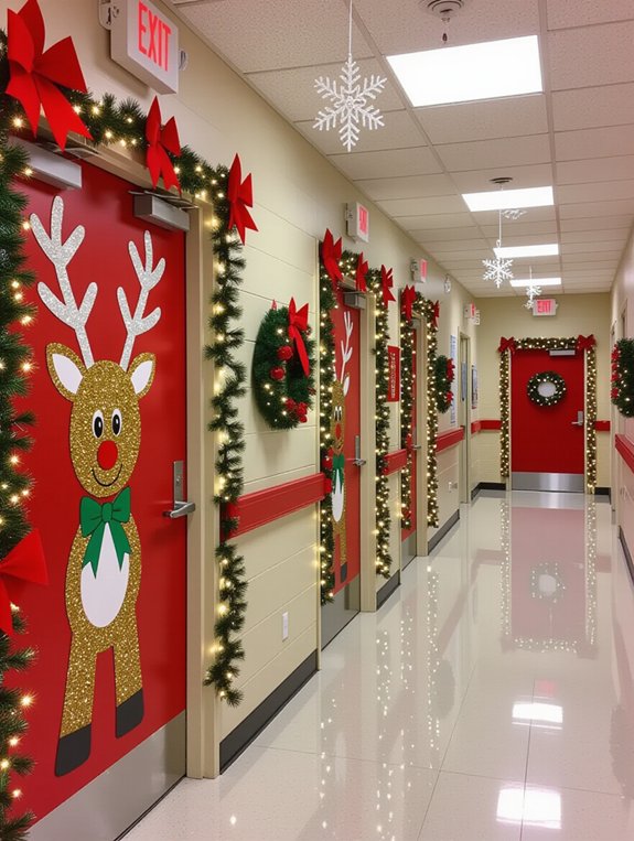 whimsical reindeer games display