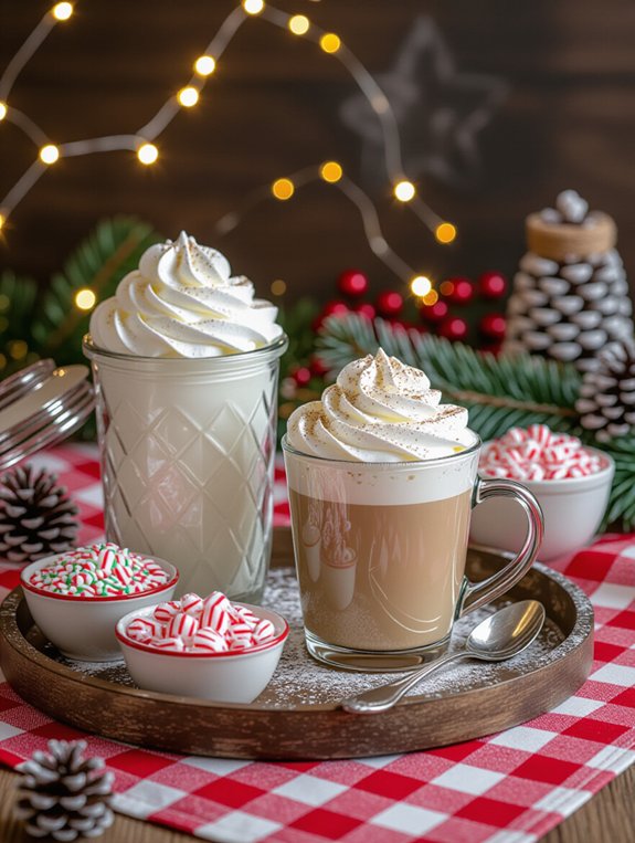 whipped cream coffee station
