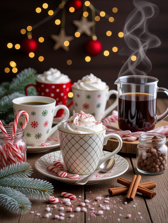 whipped cream topping station