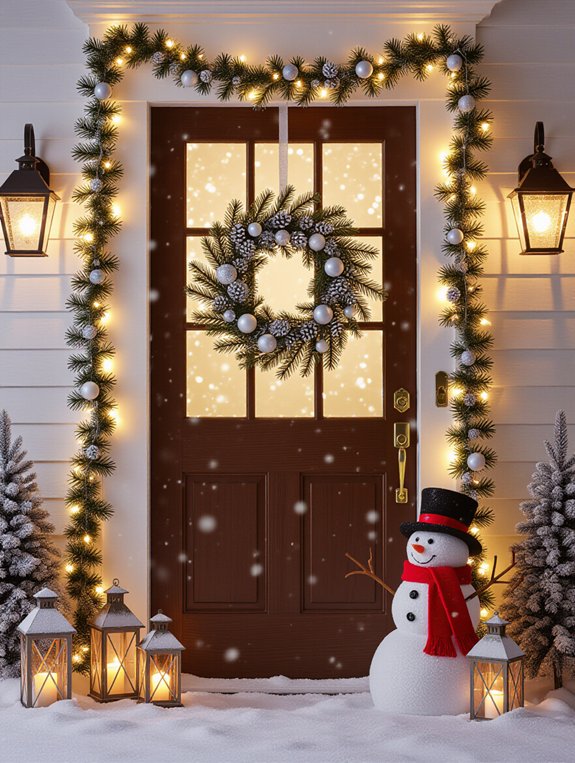 winter door transformation ideas