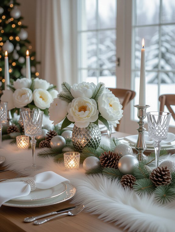 winter floral decor ideas