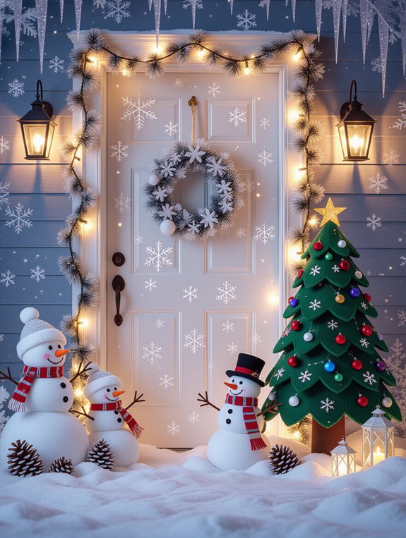 winter wonderland front door