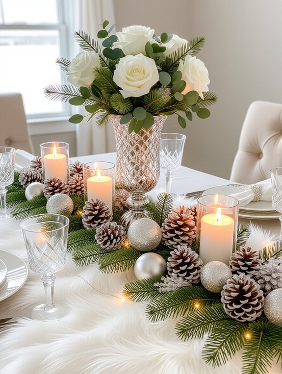winter wonderland table centerpiece