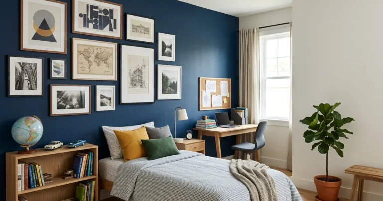 28 Blue Accent Wall Ideas for Boys' Rooms I Keep Coming Back To