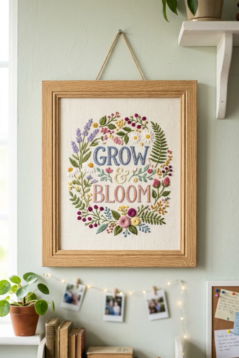 Framed Embroidery