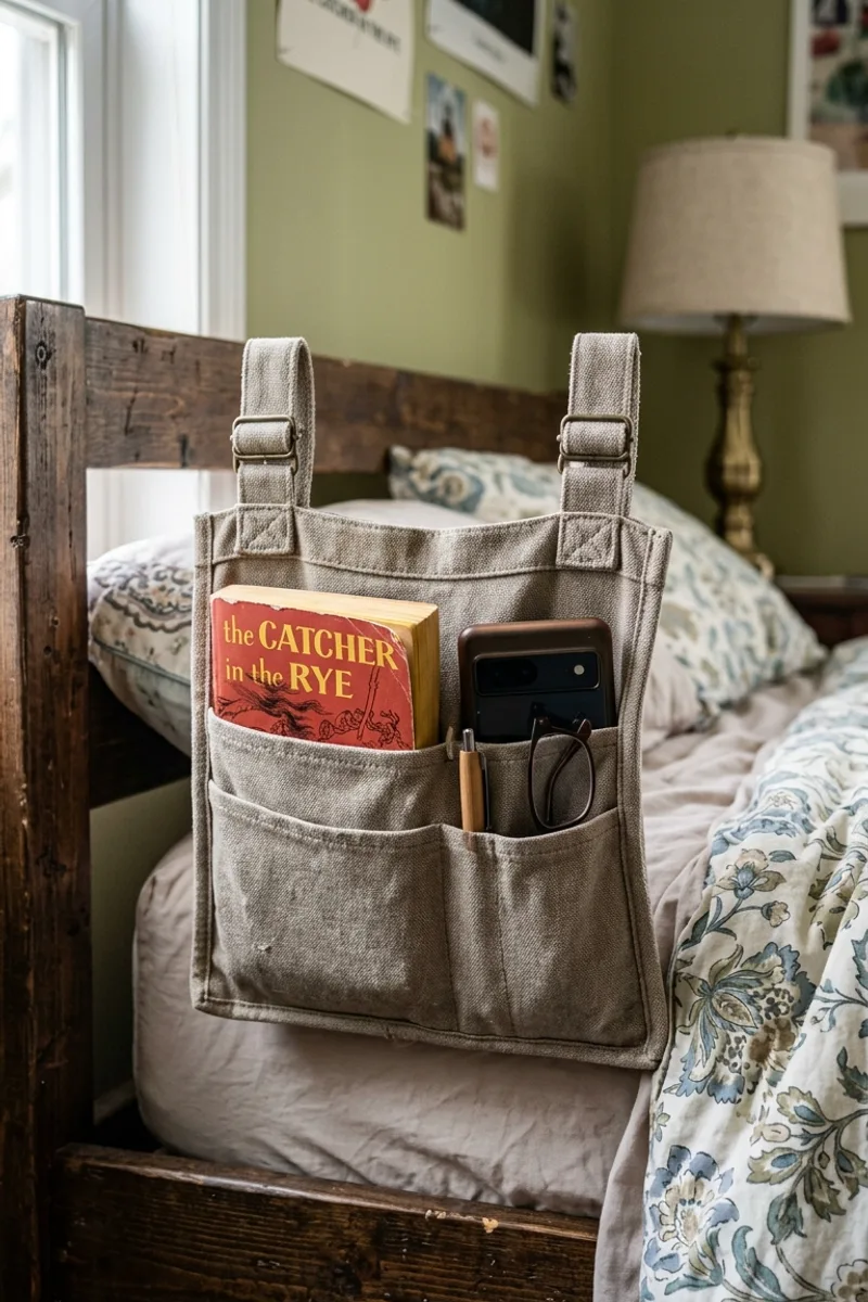Rustic Bedside Caddy