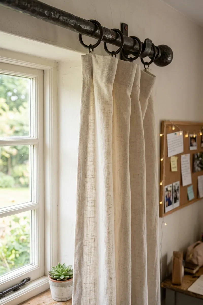 Rustic Curtain Rod