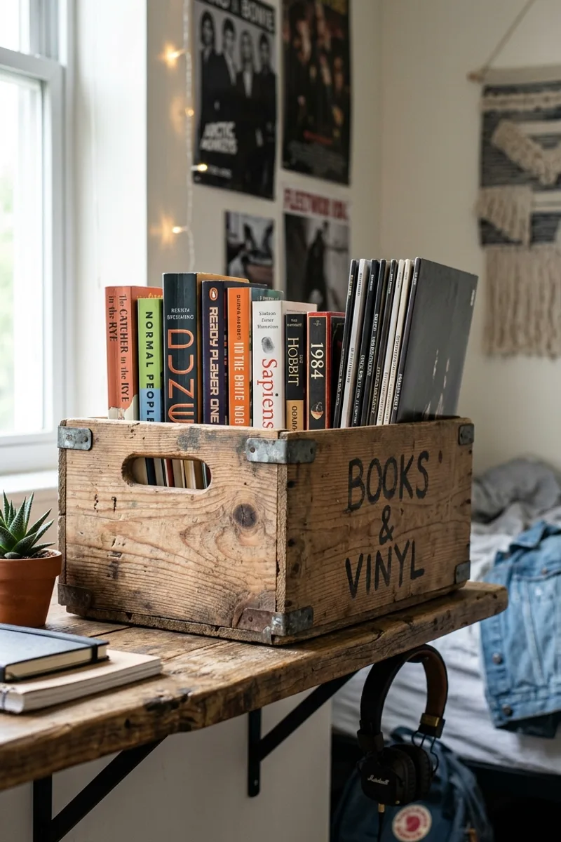 Wooden Crate Storage