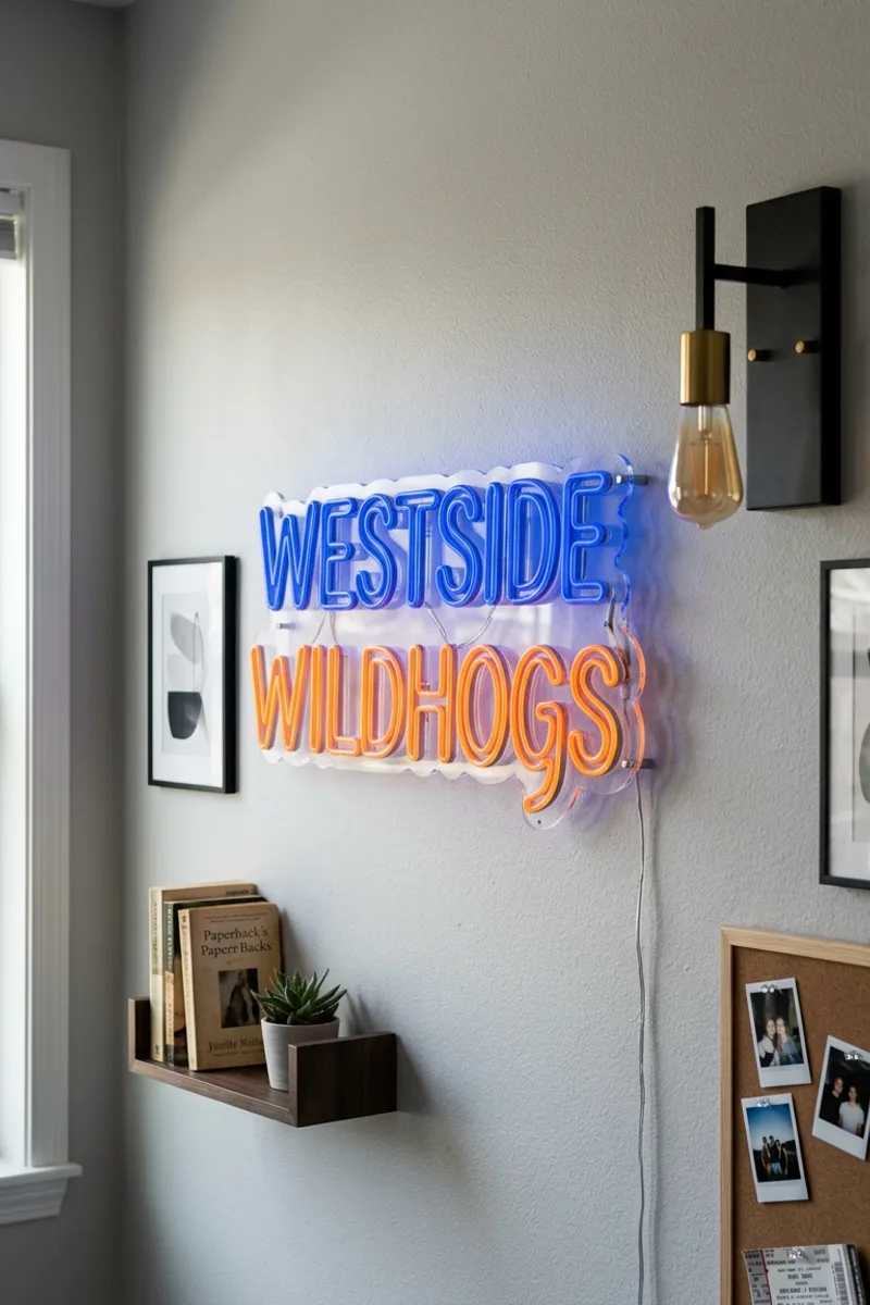 Neon Team Sign